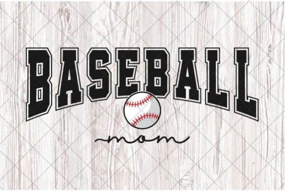 Baseball Mama PNG & SVG: Retro Graphics for T-Shirt Designs