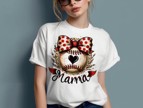 Baseball Mom Png Graphics for T-Shirt Designs