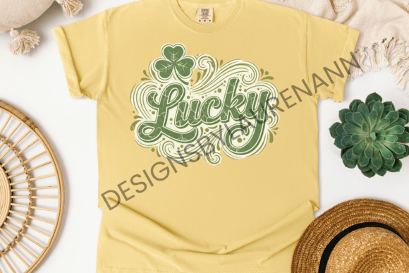 Vintage Lucky Graphic: T-Shirt Designs & Graphics